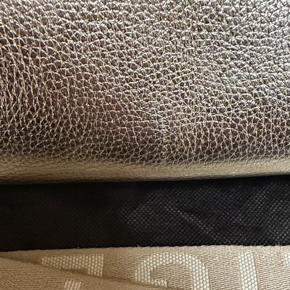 Kurt Geiger Tan and Silver Tote Bag EUC - Picture 2 of 8